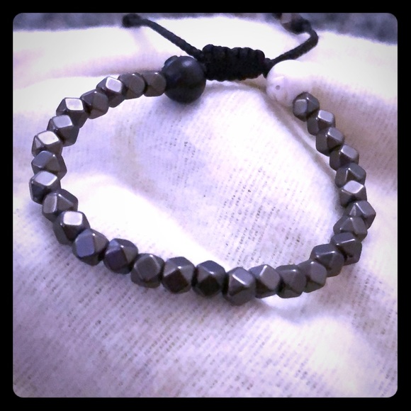 Lokai Jewelry - Lokai Gunmetal Grey  men’s adjustable bracelet